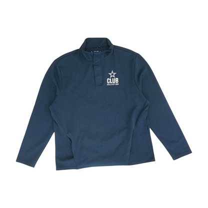 Navy Dallas Cowboys Solid 1/4 Zip Pullover