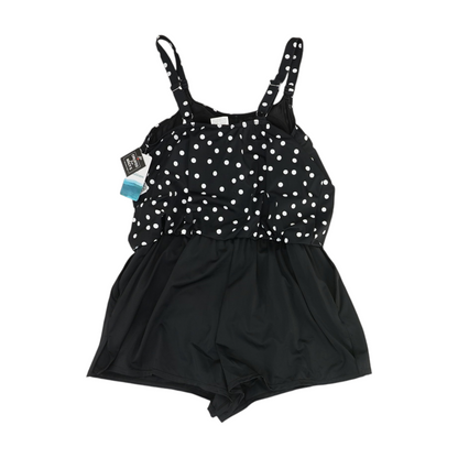 Black Polka Dot One-Piece