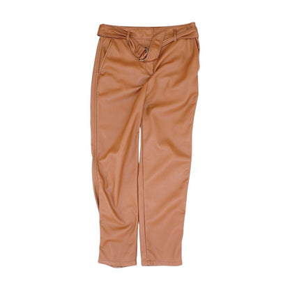 Brown Solid Pants