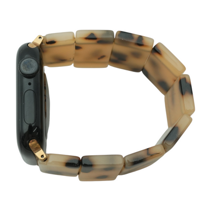 42mm Series 10 Black Smartwatch Gold Band M/L