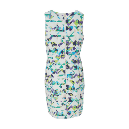 Multi Abstract Mini Dress
