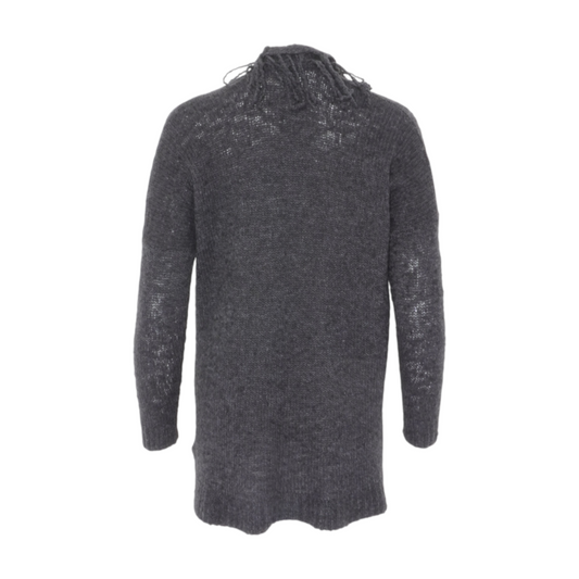 Hover Gray Cardigan Sweater