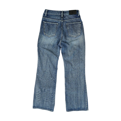 Blue Bootcut Jeans