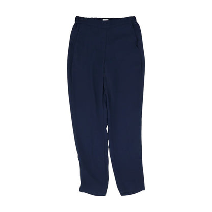 Navy Solid Dress Pants