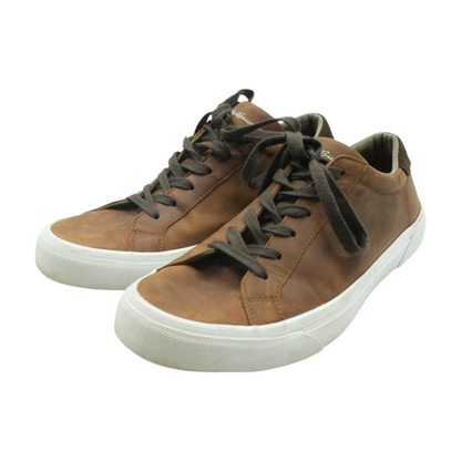 Brown Lace-Up Casual Shoes