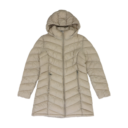 Beige Solid Jacket
