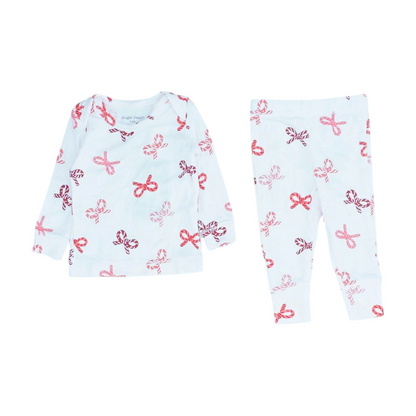 Pink Print Pajama Set