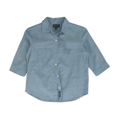 Blue Plaid Button Down