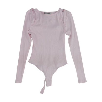 Pink Bodysuit Blouse