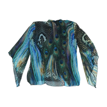 Vintage Multi Animal Print Blouse