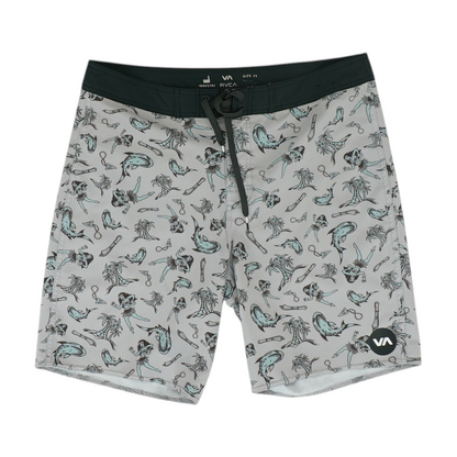 Gray Graphic Swim Bottom