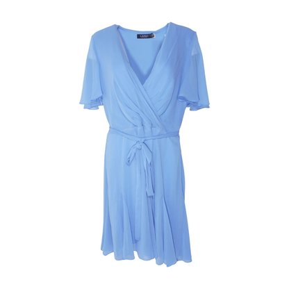 Blue Plus Midi Dress