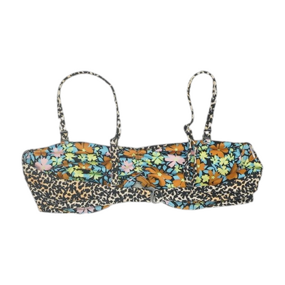 Tan Animal Print Swim Top