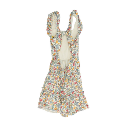 Beige Floral Dress