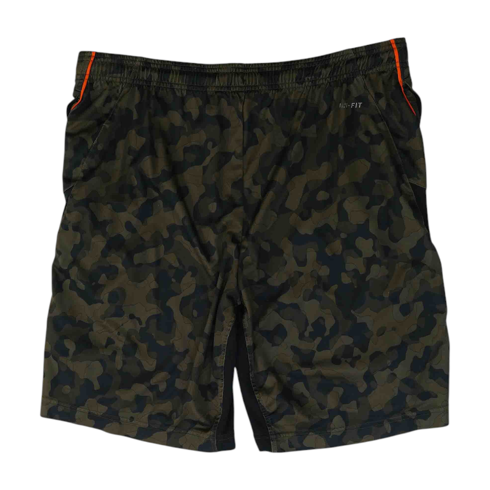 Green Camo Active Shorts