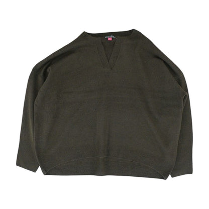 Brown V-Neck Sweater