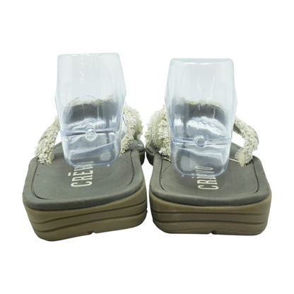 Gray Flip-Flop Sandals