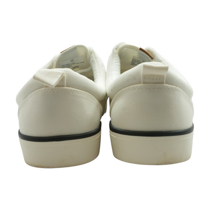 White Low-Top Athletic Shoes