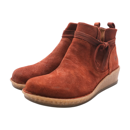 Red Ankle Boots
