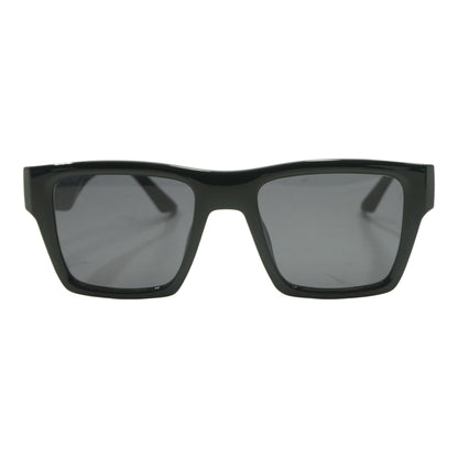 Black Fast Lane Square Sunglasses