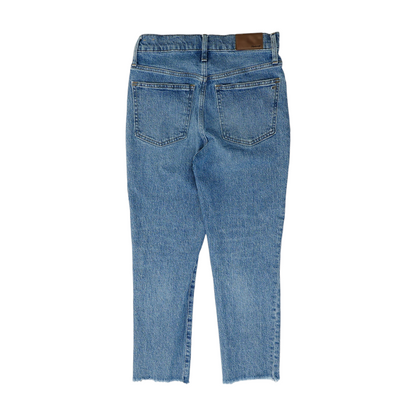 Blue Petite Straight Jeans
