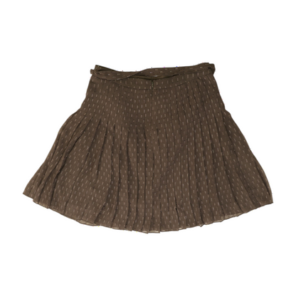 Gray Petite Abstract Mini Skirt