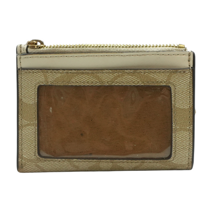 Tan Card Case Wallet
