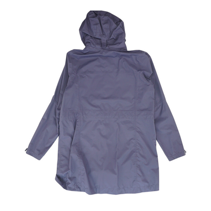 Gray Solid Rain Jacket