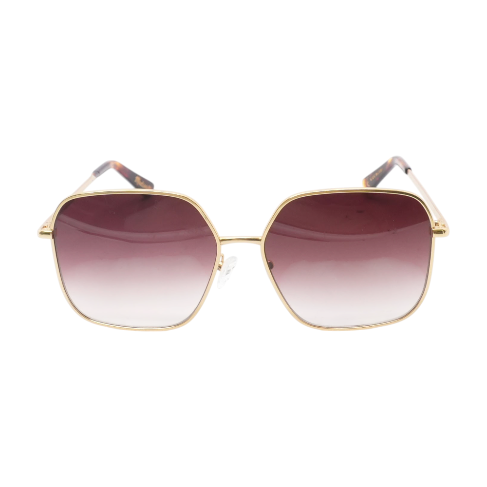 Gold Square Sunglasses