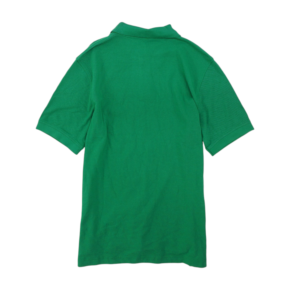 Green Solid Short Sleeve Polo