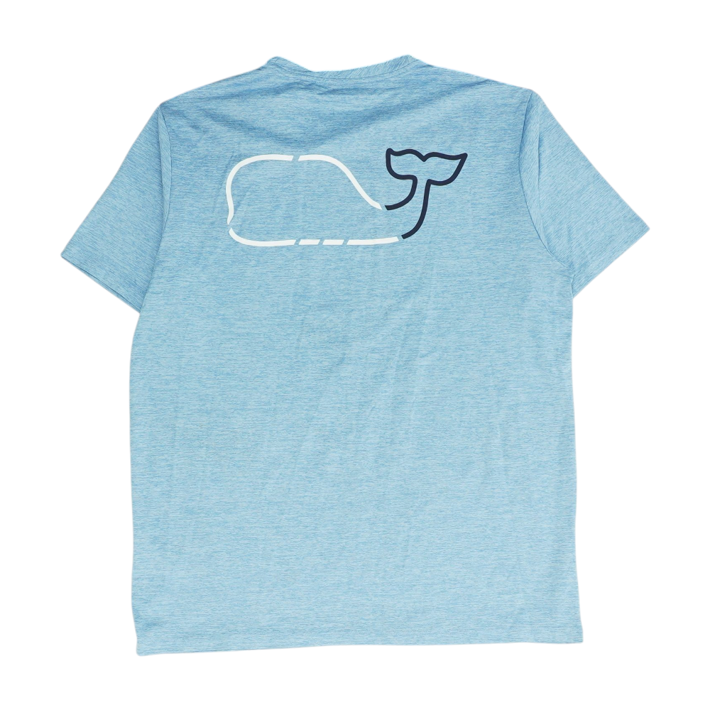Blue Solid Active T-Shirt