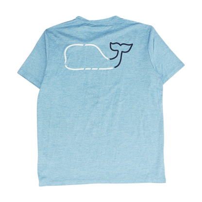 Blue Solid Active T-Shirt