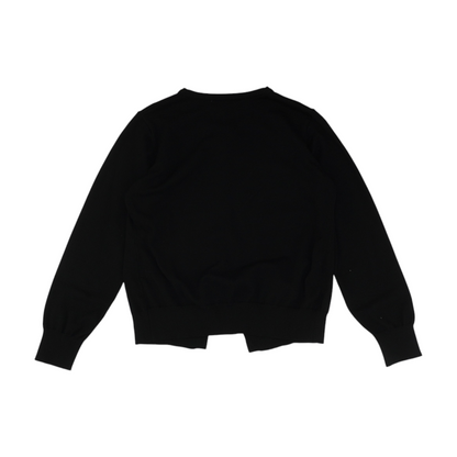 Black Cardigan Sweater
