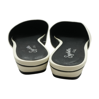 White Slip-On Flats