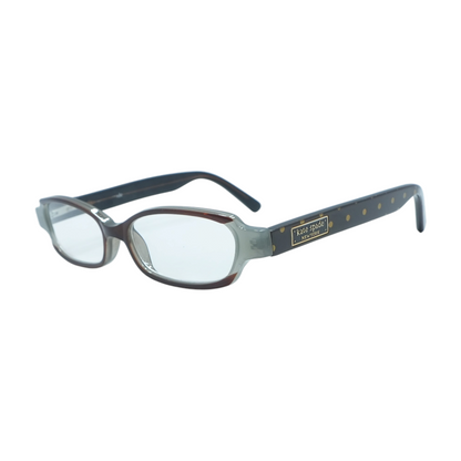 Brown Unknown Rectangle Prescription Eyewear