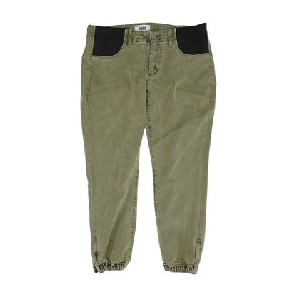 Green Mid Rise Maternity Jeans