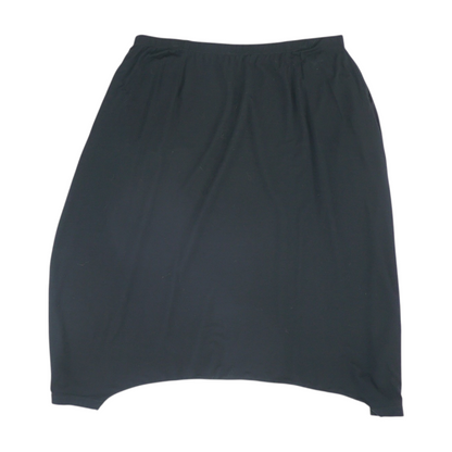 Black Plus Midi Skirt