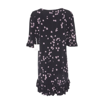 Black Floral Mini Dress