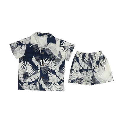 Navy Tropical Set