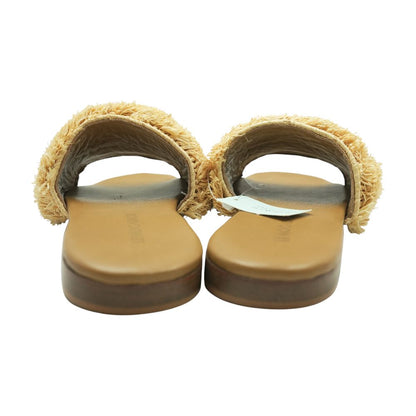 Brown Casual Slide Sandals
