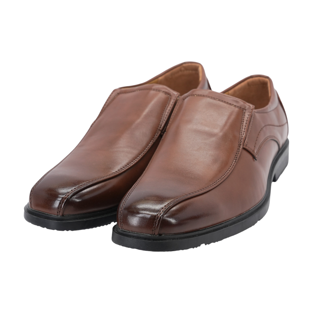 Brown Slip-On Dress Shoes