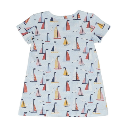 Blue Print Dress
