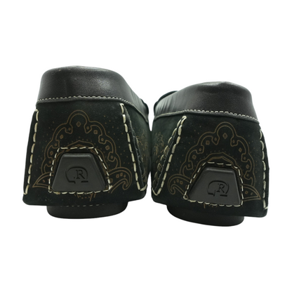 Black Slip-On Casual Shoes