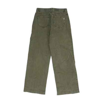 Green Wide Leg Jeans