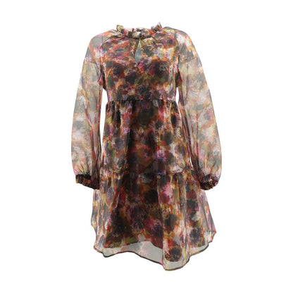 Multi Floral Midi Dress