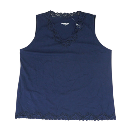 Navy Petite Blouse
