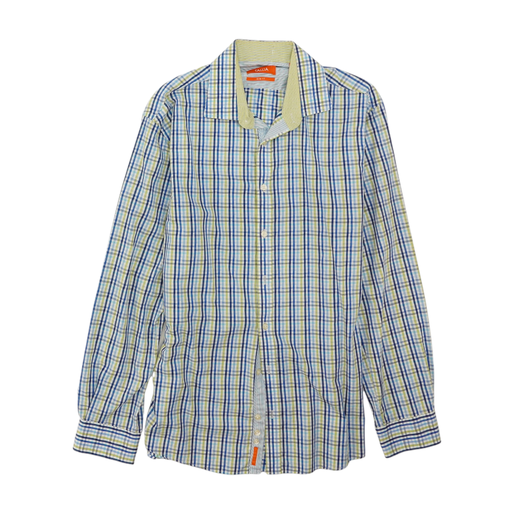 Multi Check Long Sleeve Button Down
