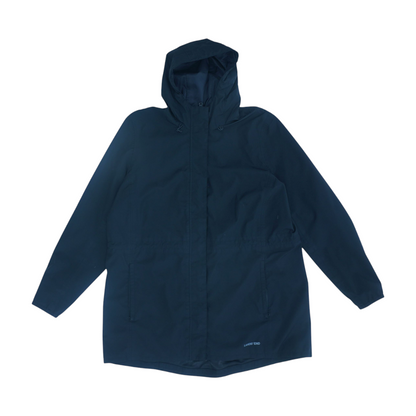 Black Solid Rain Jacket