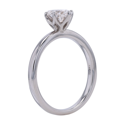 1 ctw 14K White Gold Lab Grown Diamond Engagement Ring