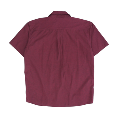 Red Check Short Sleeve Button Down